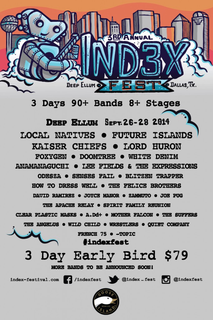 The Index Fest 2014 lineup is here KXT 91.7