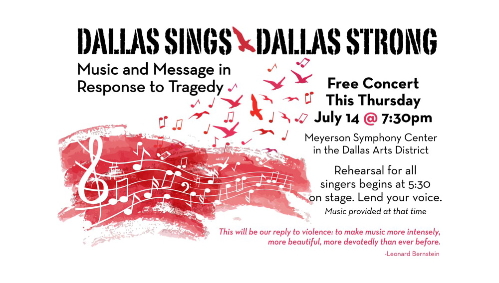 WATCH: Dallas Sings / Dallas Strong | KXT 91.7