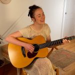 Margaret Glaspy singing at home