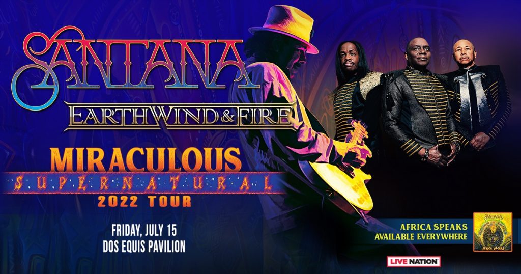 Win tickets Santana + Earth Wind & Fire KXT 91.7