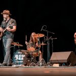 A band on stage