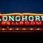 A neon sign that says Longhorn Ballroom